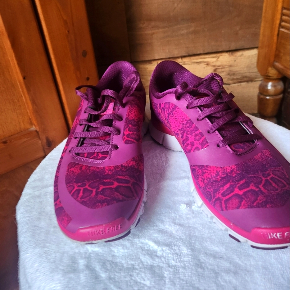 Nike Women's Free 5.0 V4 Running Athletic Shoes- Size 9.5-Mulberry - Picture 5 of 11